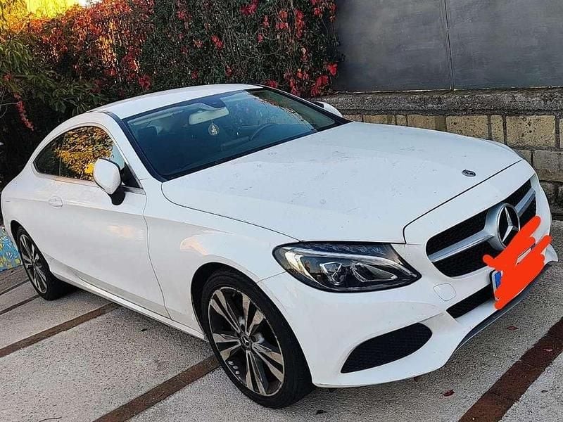 Usata Mercedes C220 170 CV (125 kW) 2018 Bianco Coupé