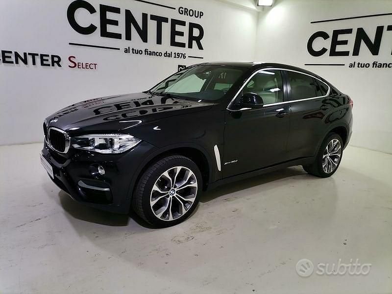 Usata BMW X6 Efficient Dynamics 258 CV (189 kW) 2015 Nero SUV
