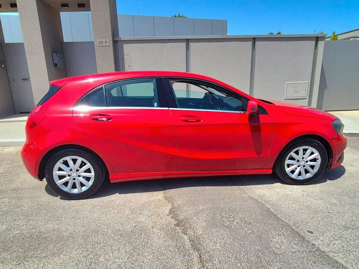 Usata Mercedes A160 2014 Rosso Utilitaria