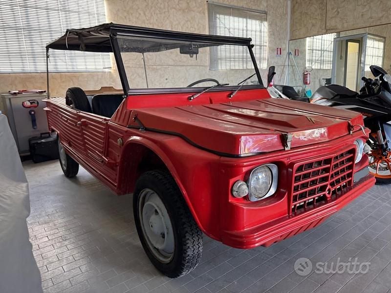 Usata Citroën Méhari 1970 Rosso Cabrio