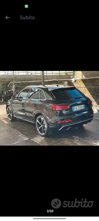 Usata Audi RS Q3 340 CV (250 kW) 2015 Nero SUV
