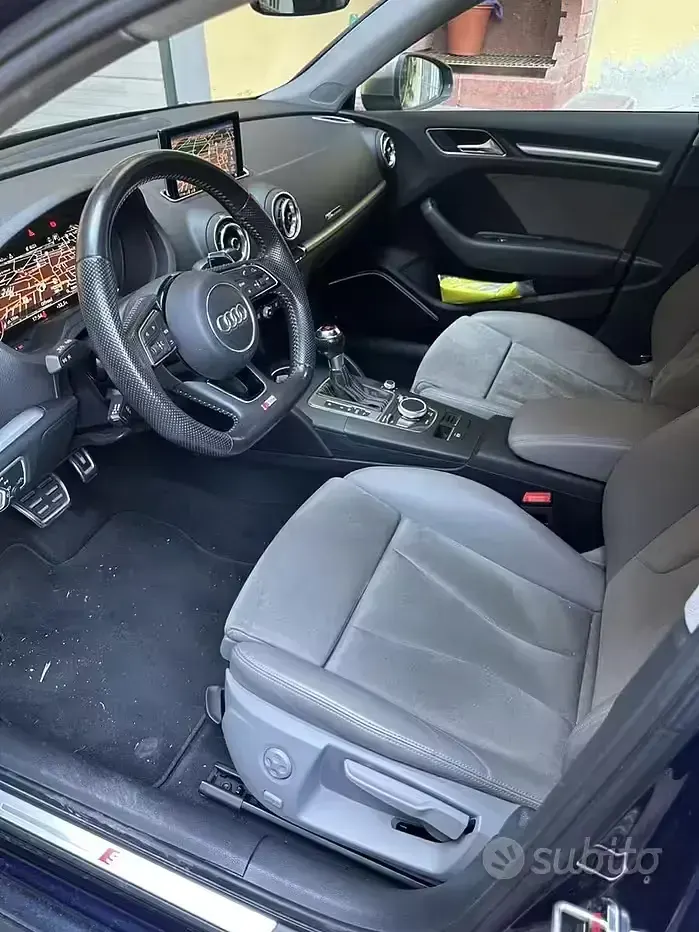 Usata Audi A3 S-Line 150 CV (110 kW) 2019 Nero Berlina