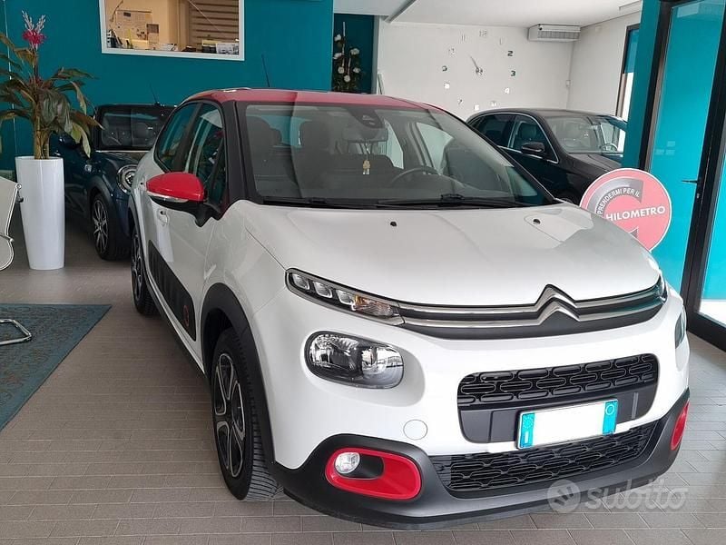 Usata Citroën C3 Feel 82 CV (60 kW) 2018 Bianco Utilitaria