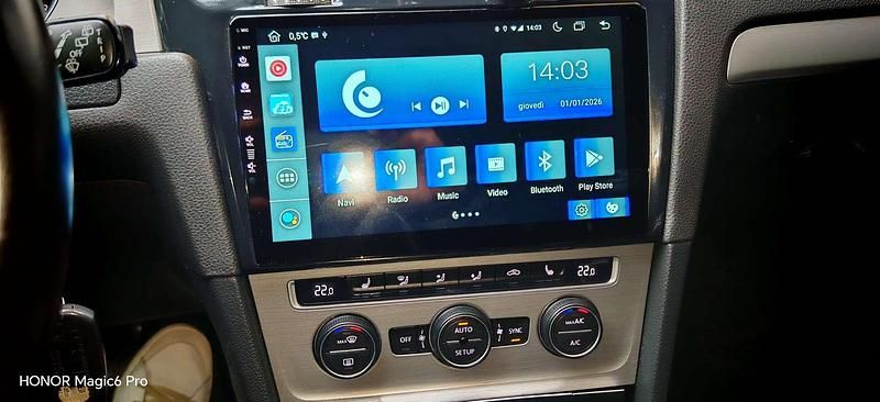 Usata VW Golf VII Comfortline 105 CV (77 kW) 2014 Bianco Berlina