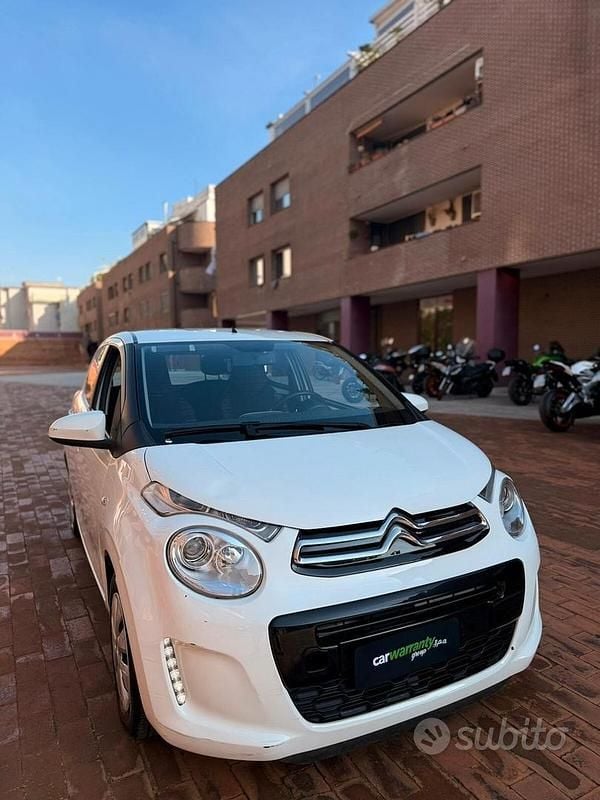 Bianco Usata 2017 Citroën C1 Feel Utilitaria | 8990 € (Ottimo prezzo) - Immagine 1/4