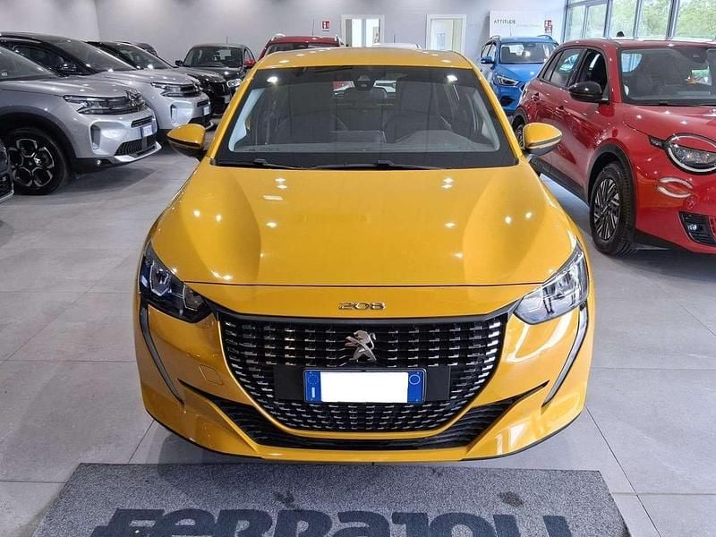 Usata Peugeot 208 Active 101 CV (74 kW) 2020 Giallo Utilitaria