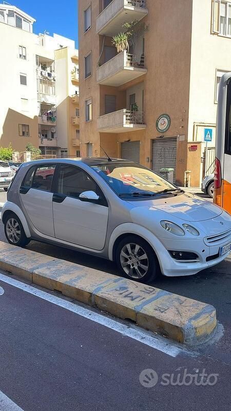 Usata Smart ForFour 95 CV (69 kW) 2005 Bianco Utilitaria
