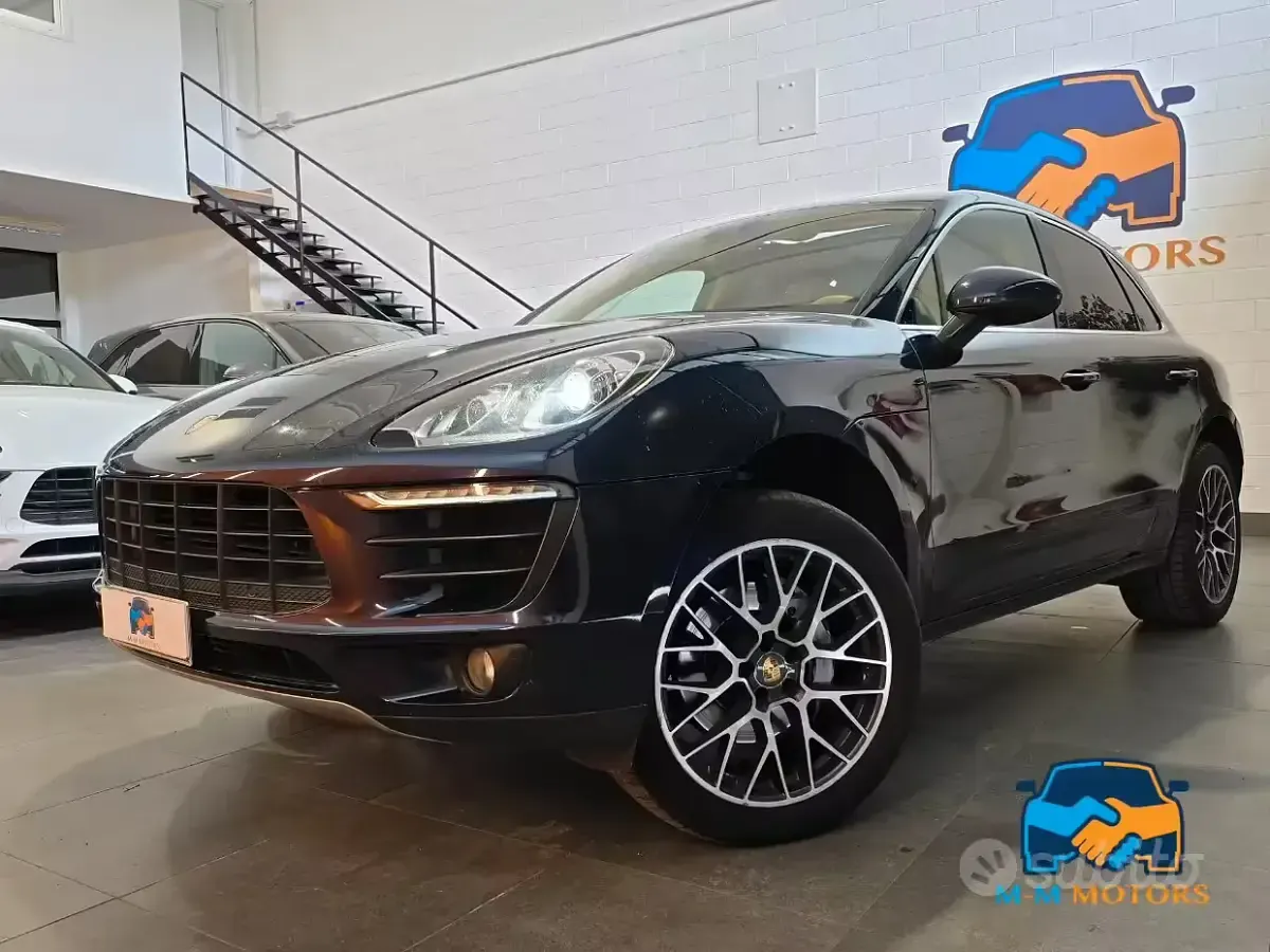 Usata Porsche Macan 250 CV (183 kW) 2016 Blu SUV