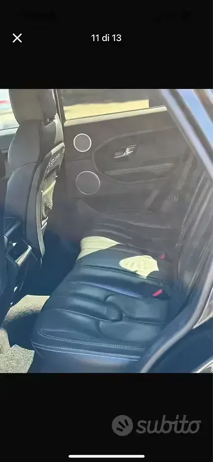 Usata Land Rover Range Rover evoque 2013 Nero SUV