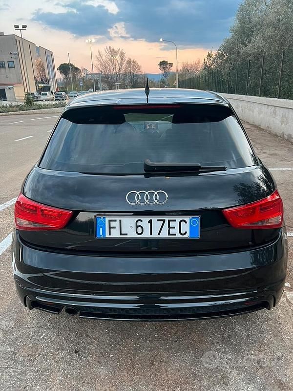 Usata Audi A1 S-Line 90 CV (66 kW) 2013 Nero Utilitaria