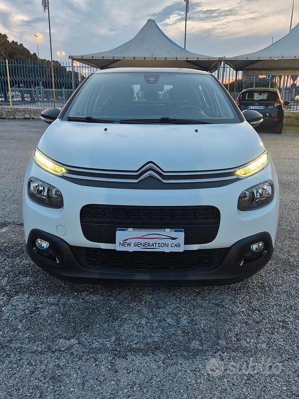 Usata Citroën C3 Feel 74 CV (54 kW) 2018 Bianco Utilitaria
