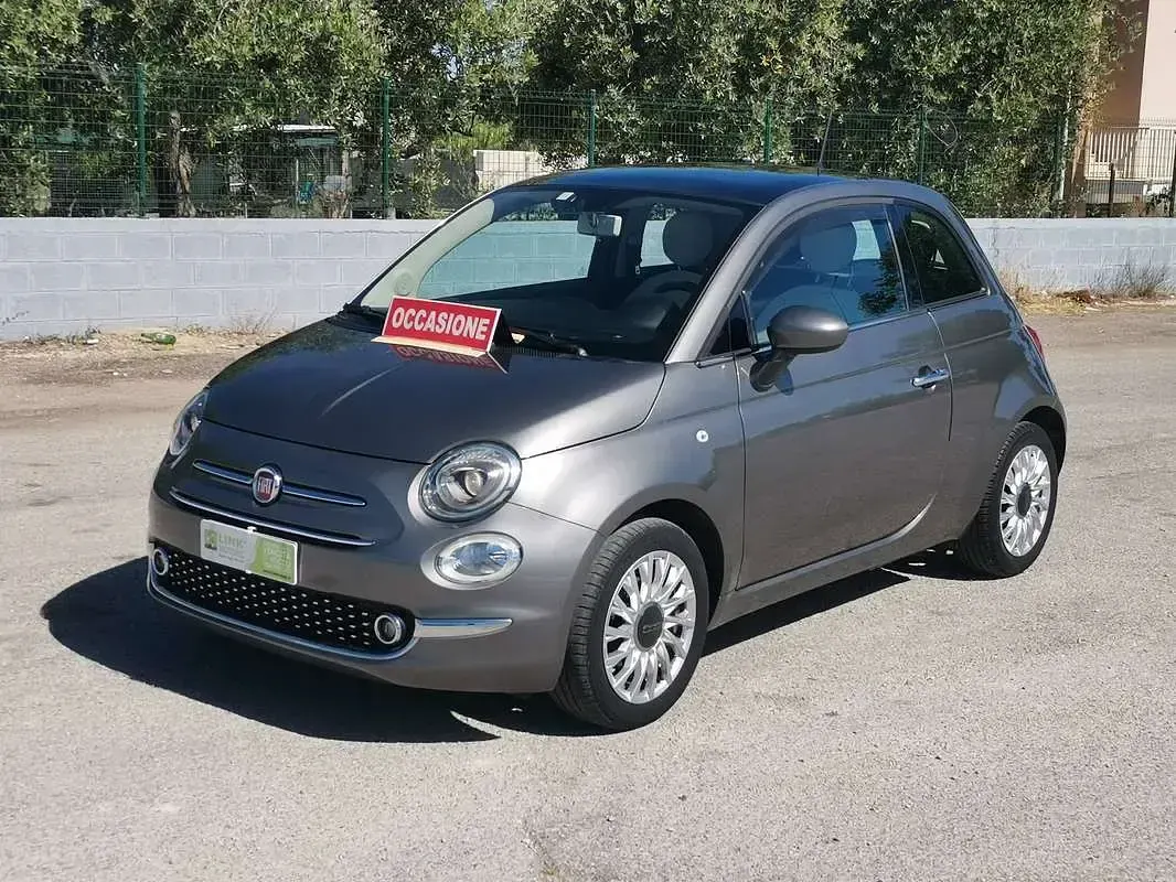 Usata Fiat 500 Lounge 69 CV (50 kW) 2019 Grigio Utilitaria