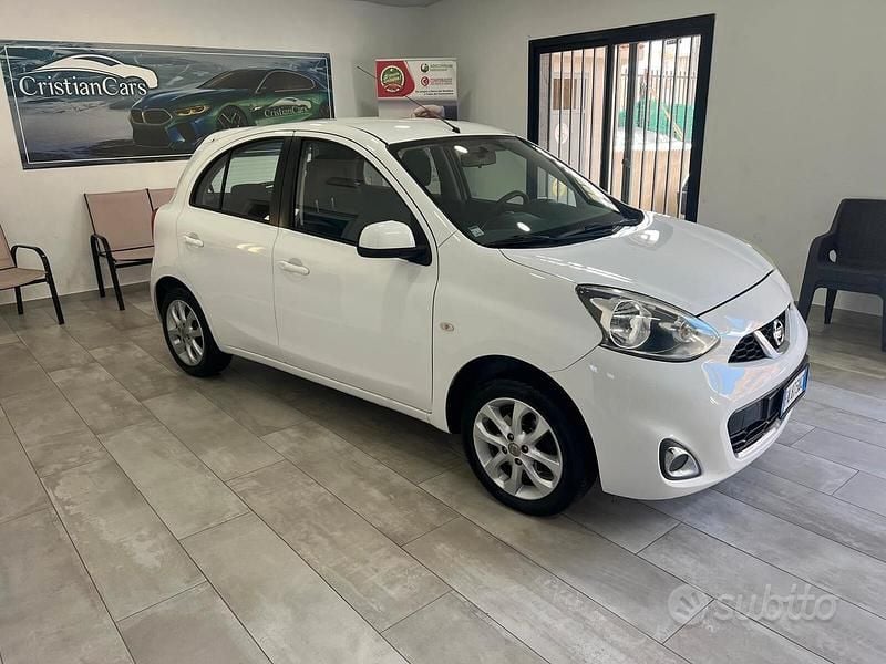Usata Nissan Micra Acenta 80 CV (58 kW) 2015 Bianco Berlina