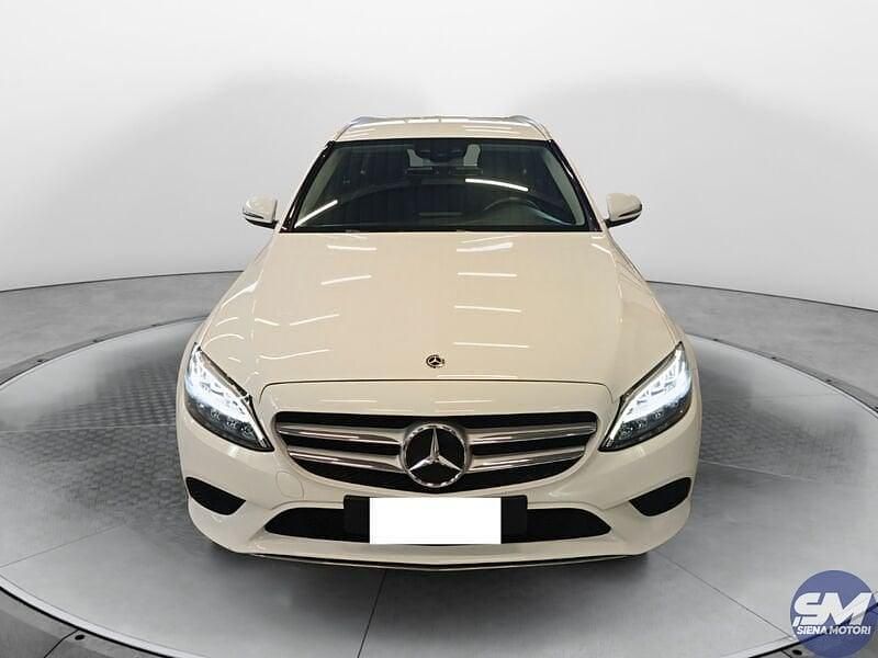 Usata Mercedes C220 Premium 194 CV (142 kW) 2019 Bianco Station wagon