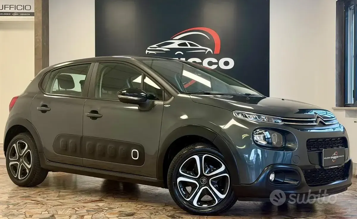 Usata Citroën C3 Shine 75 CV (55 kW) 2017 Grigio Berlina