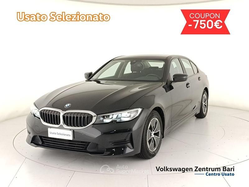 Usata BMW 318 Advantage 150 CV (110 kW) 2020 Nero Berlina