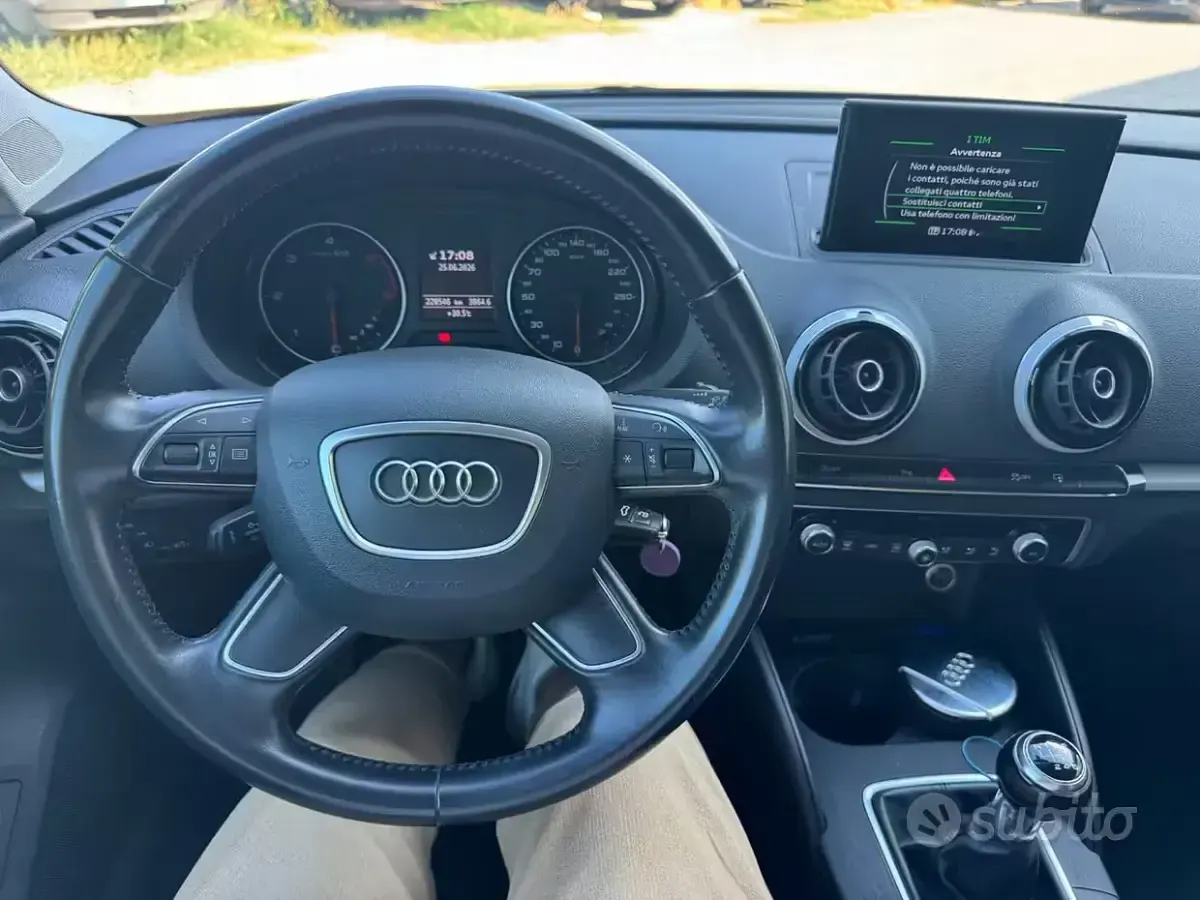 Usata Audi A3 Ambition 150 CV (110 kW) 2014 Grigio Berlina