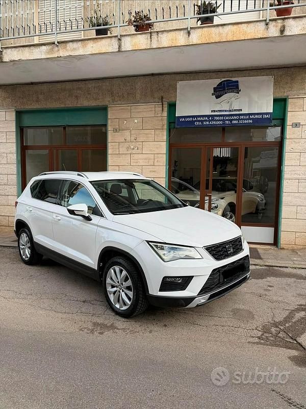 Usata Seat Ateca Style 115 CV (84 kW) 2017 Bianco SUV