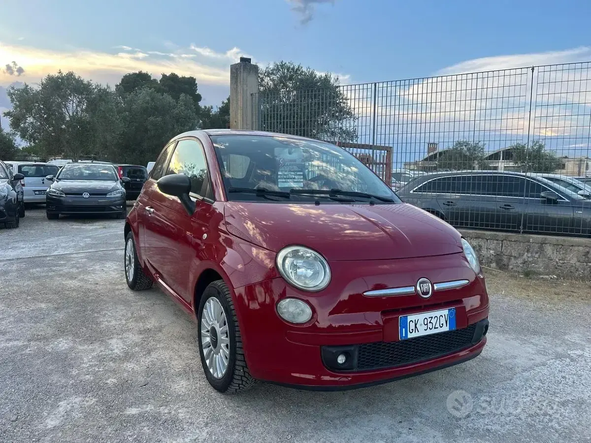Usata Fiat 500 Pop 69 CV (50 kW) 2008 Rosso Berlina