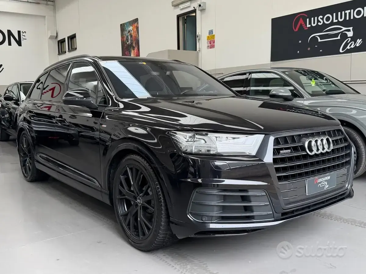 Usata Audi Q7 S-Line 272 CV (200 kW) 2017 Nero SUV