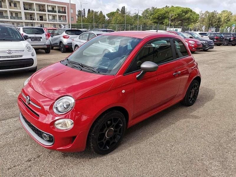 Rosso Usata 2016 Fiat 500 S Due volumi | 12.490 € (Molto cara) - Immagine 1/4
