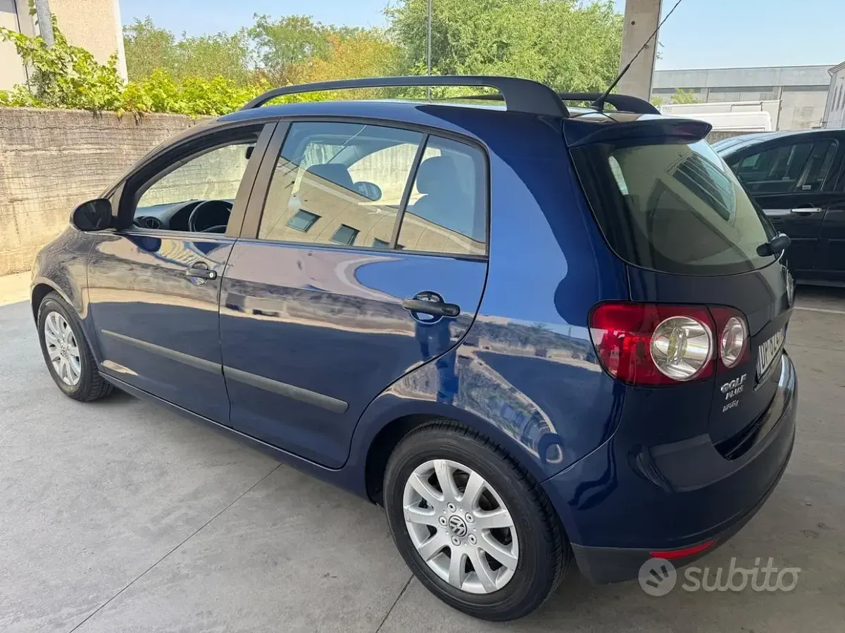Usata VW Golf Plus Cross United 102 CV (75 kW) 2008 Blu Utilitaria