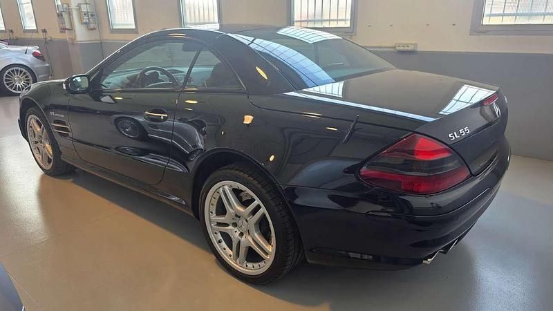Usata Mercedes SL55 AMG AMG 500 CV (367 kW) 2004 Nero Cabrio