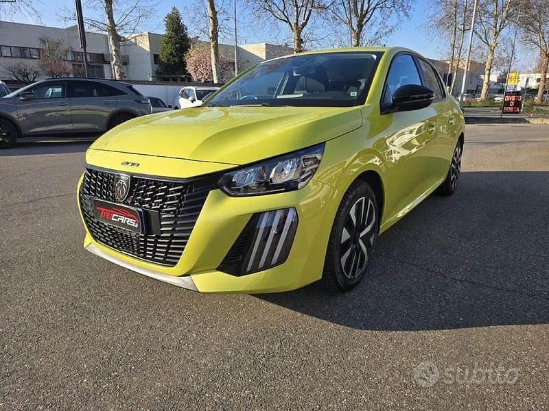 Usata Peugeot 208 Active 75 CV (55 kW) 2024 Giallo Utilitaria