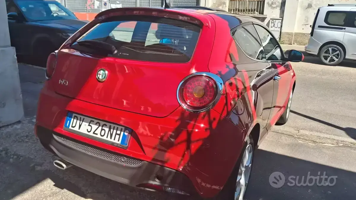 Usata Alfa Romeo MiTo 79 CV (58 kW) 2009 Rosso Utilitaria
