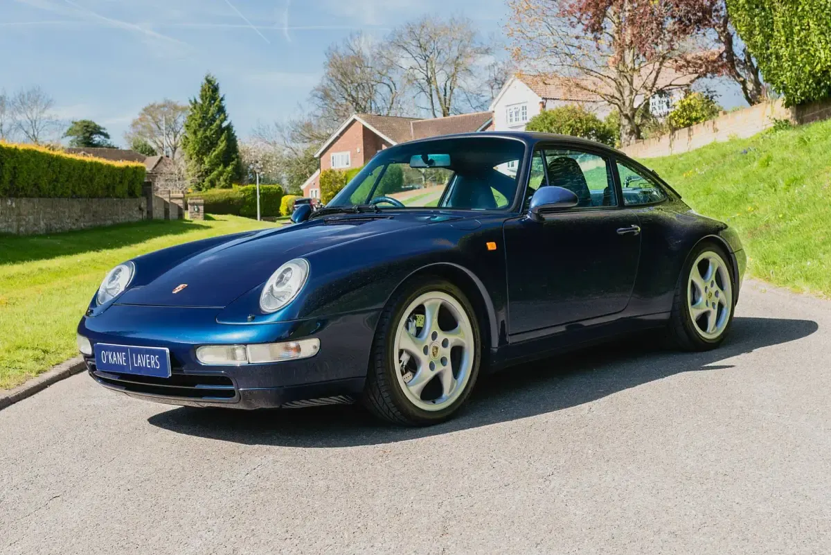 Usata Porsche 911 Carrera 4 286 CV (210 kW) 1997 Blu Coupé