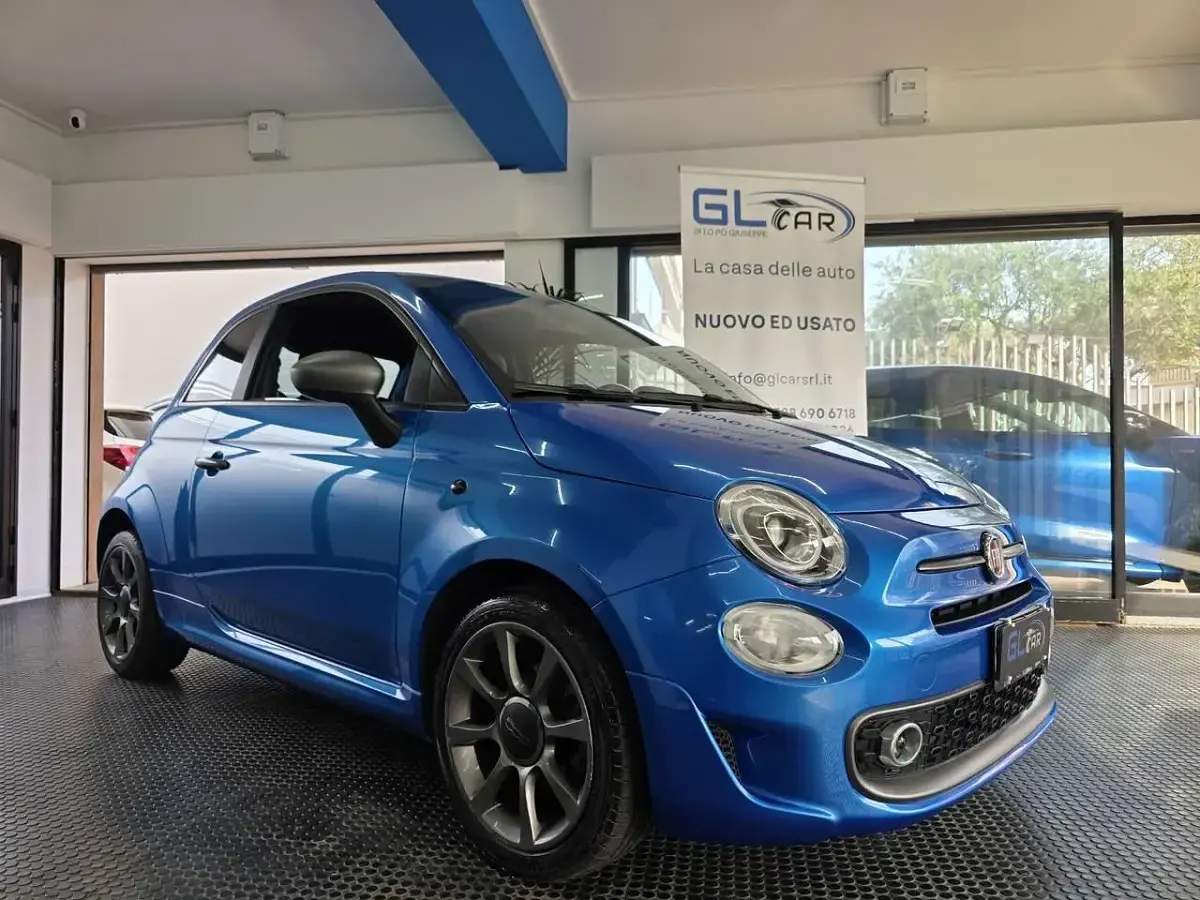 Usata Fiat 500 Sport 69 CV (50 kW) 2019 Blu Berlina