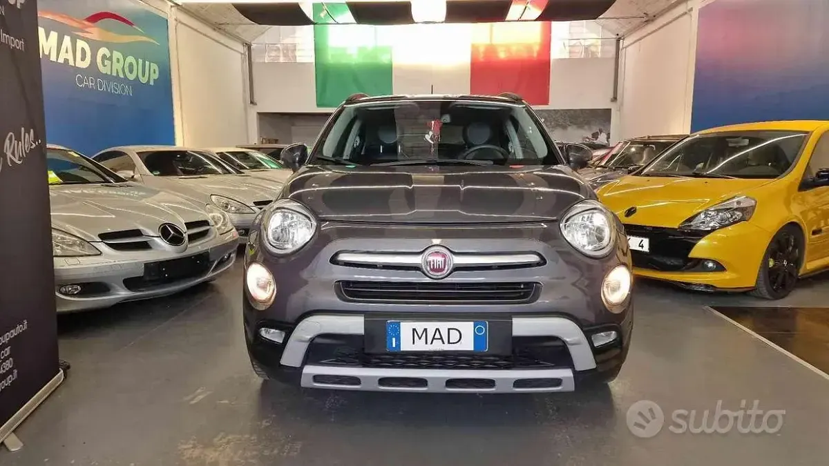 Usata Fiat 500X Lounge 120 CV (88 kW) 2018 Grigio SUV