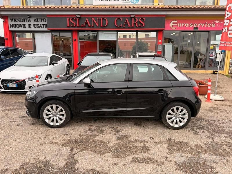 Usata Audi A1 Sportback Ambition 86 CV (63 kW) 2013 Nero Utilitaria