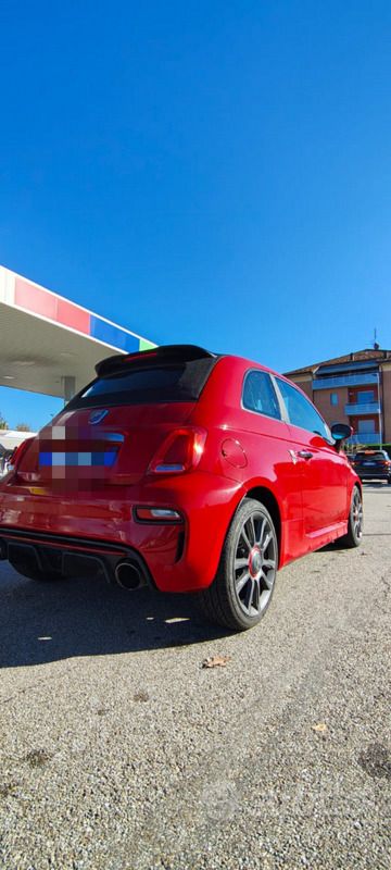 Usata Abarth 595 145 CV (106 kW) 2016 Rosso Utilitaria