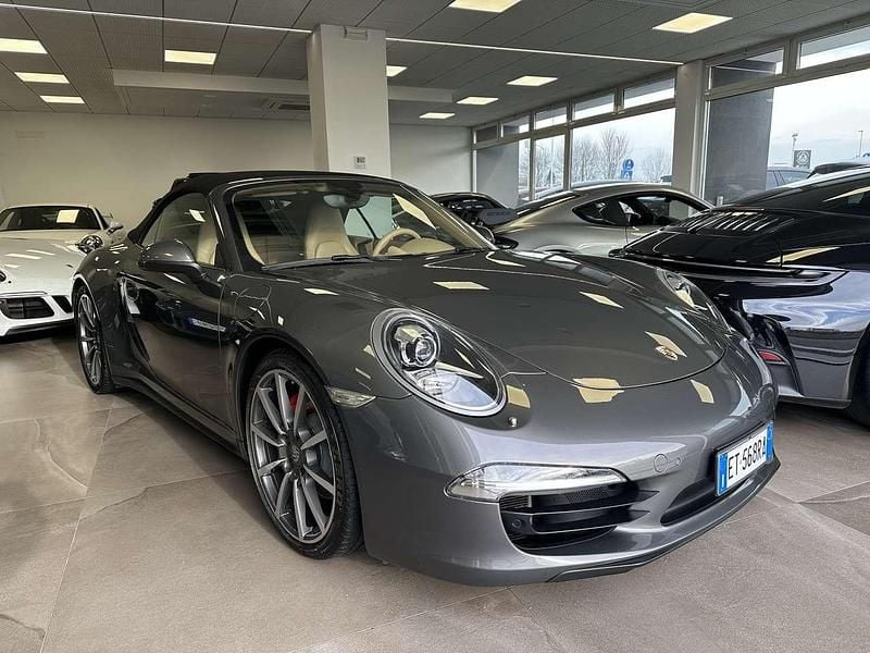 Usata Porsche 991 400 CV (294 kW) 2014 Grigio agata met. Cabrio