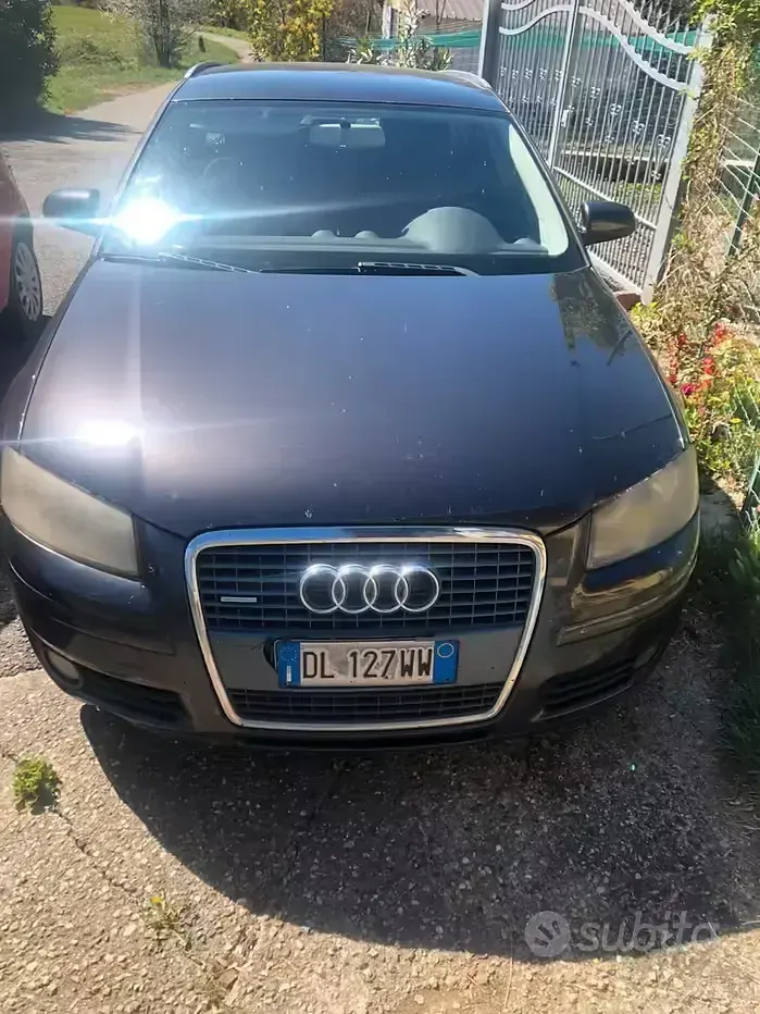 Usata Audi A3 170 CV (125 kW) 2007 Nero Utilitaria