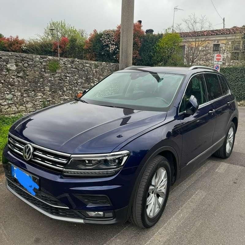 Usata VW Tiguan Advance 150 CV (110 kW) 2018 Blu SUV