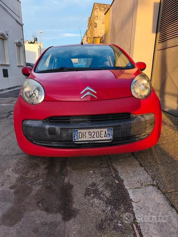 Usata Citroën C1 68 CV (50 kW) 2007 Rosso Utilitaria