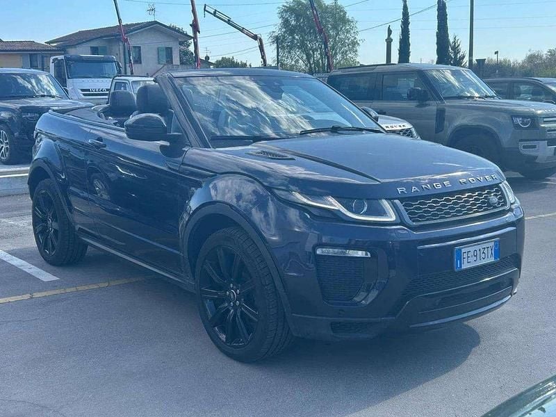 Usata Land Rover Range Rover evoque HSE Dynamic 241 CV (177 kW) 2016 Blu Cabrio