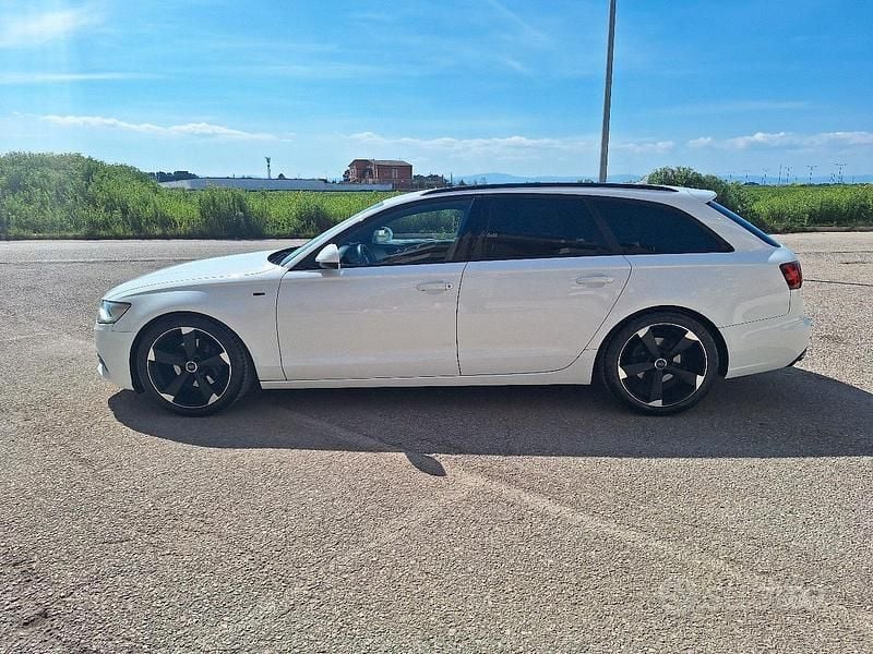 Usata Audi A6 S-Line 177 CV (130 kW) 2012 Bianco Station wagon
