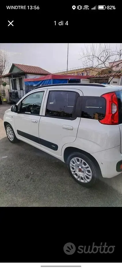 Usata Fiat Panda 69 CV (50 kW) 2018 Bianco Utilitaria