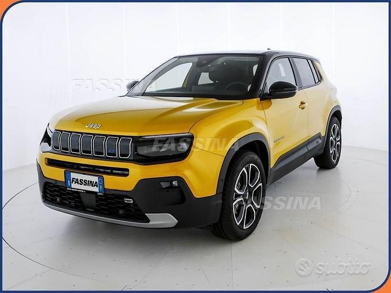 Usata Jeep Avenger EV Summit 2023 Giallo SUV