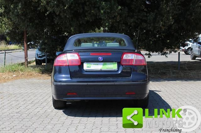 Usata Saab 9-3 Cabriolet Vector 150 CV (110 kW) 2005 Blu Cabrio