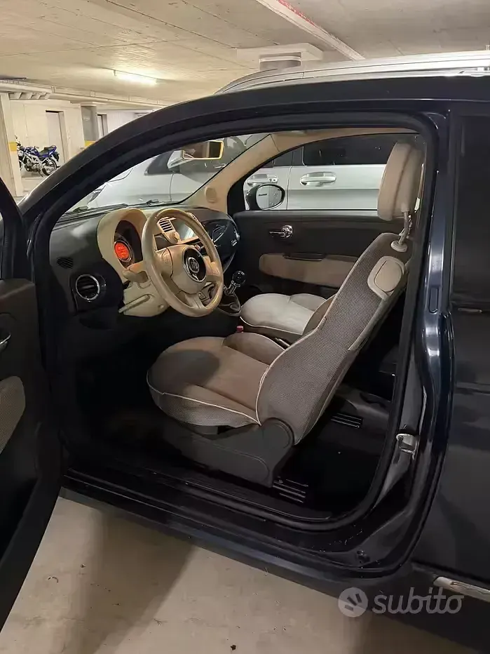 Usata Fiat 500 75 CV (55 kW) 2008 Bluazzurro Berlina
