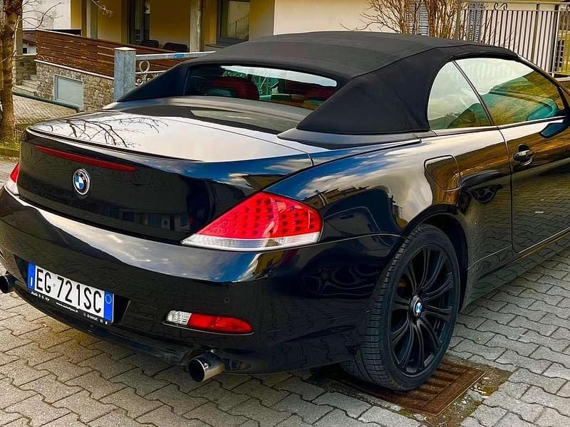 Usata BMW 630 Cabriolet 258 CV (189 kW) 2006 Nero Cabrio