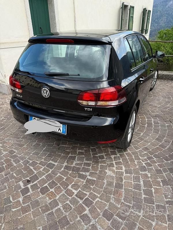 Usata VW Golf VI 110 CV (80 kW) 2009 Nero Utilitaria