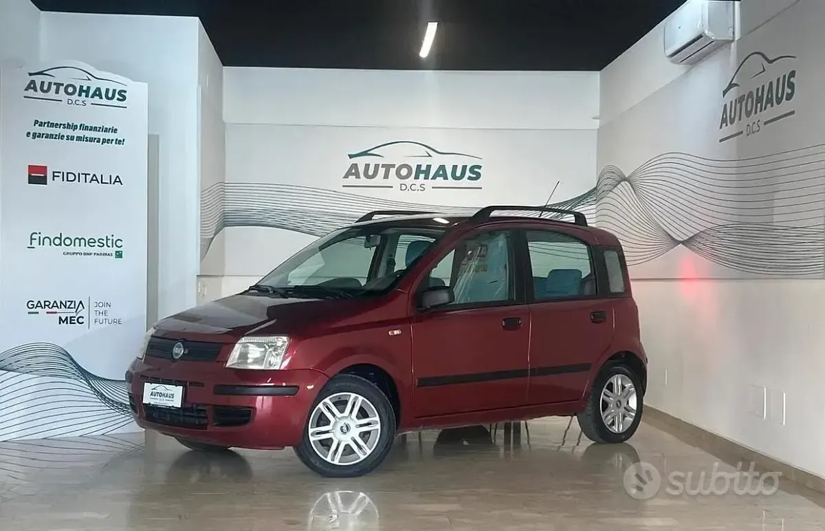 Usata Fiat Panda 60 CV (44 kW) 2006 Rosso Utilitaria