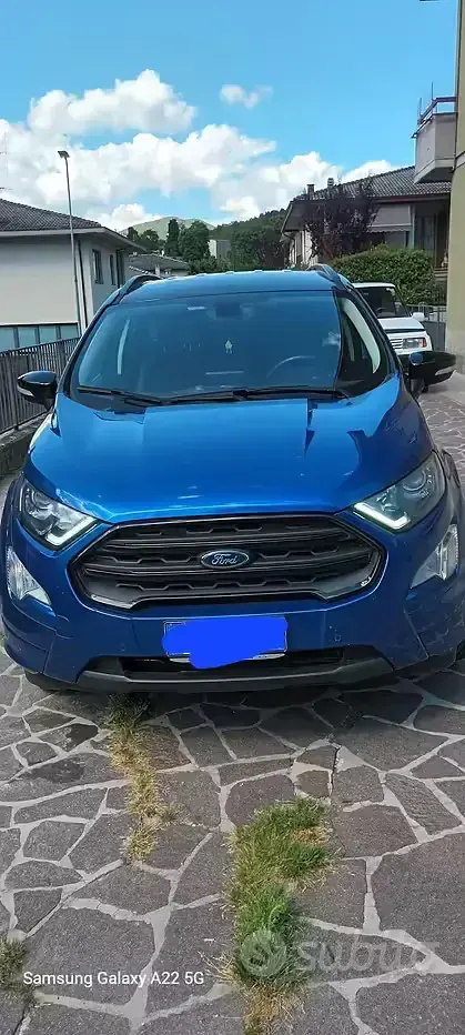 Usata Ford Ecosport 99 CV (72 kW) 2019 Blu SUV