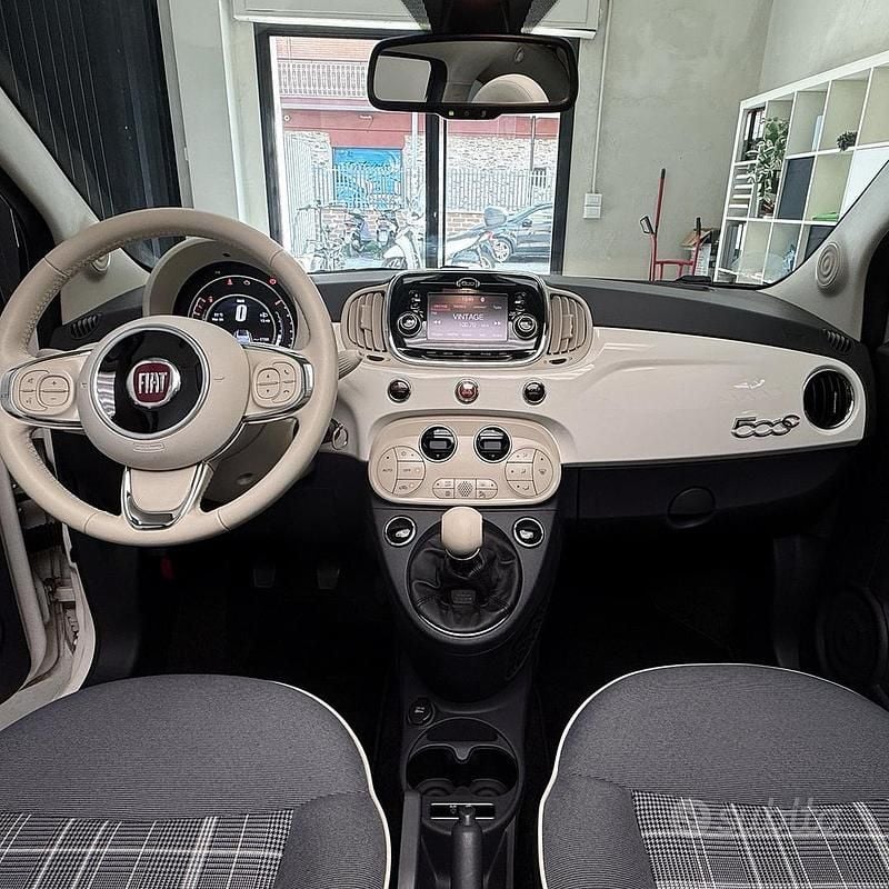 Usata Fiat 500C Lounge 105 CV (77 kW) 2016 Bianco Cabrio