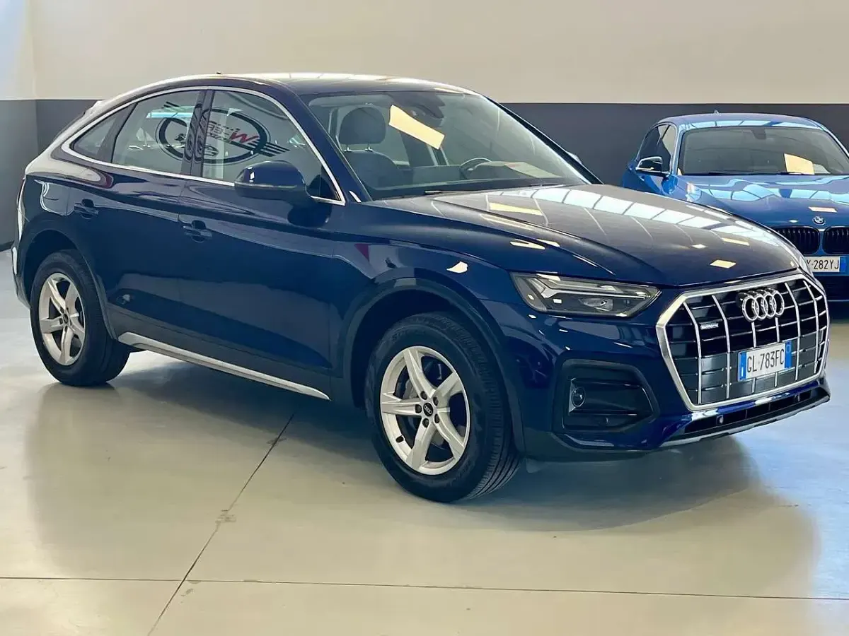 Usata Audi Q5 Sportback Advanced 204 CV (150 kW) 2022 Blu/azzurro SUV
